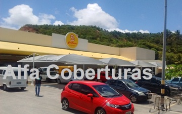 coberturas e sombreadores clube Águas quentes Barra do Pirai - RJ