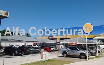 coberturas e sombreadores clube Águas quentes Barra do Pirai - RJ