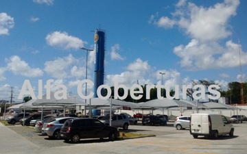 coberturas e sombreadores clube Águas quentes Barra do Pirai - RJ