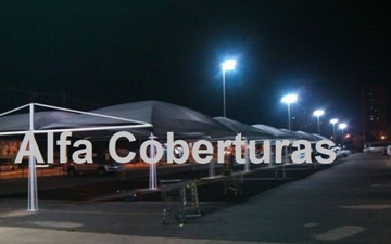 Cobertura estacionamento e Sombreiros instalados Hiper mercado Gbarbosa Vitoria da conquista - BA